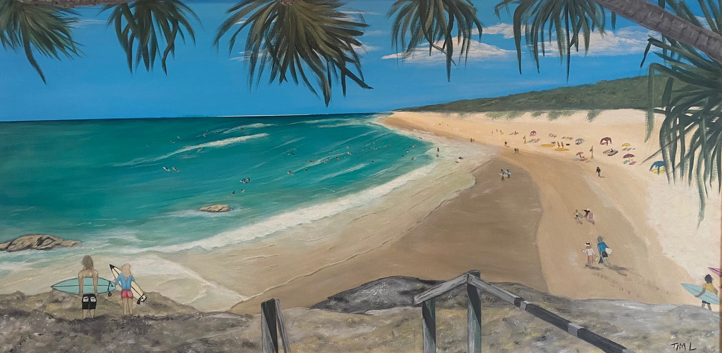 Main Beach Nth Stradbroke Island (Panoramic)