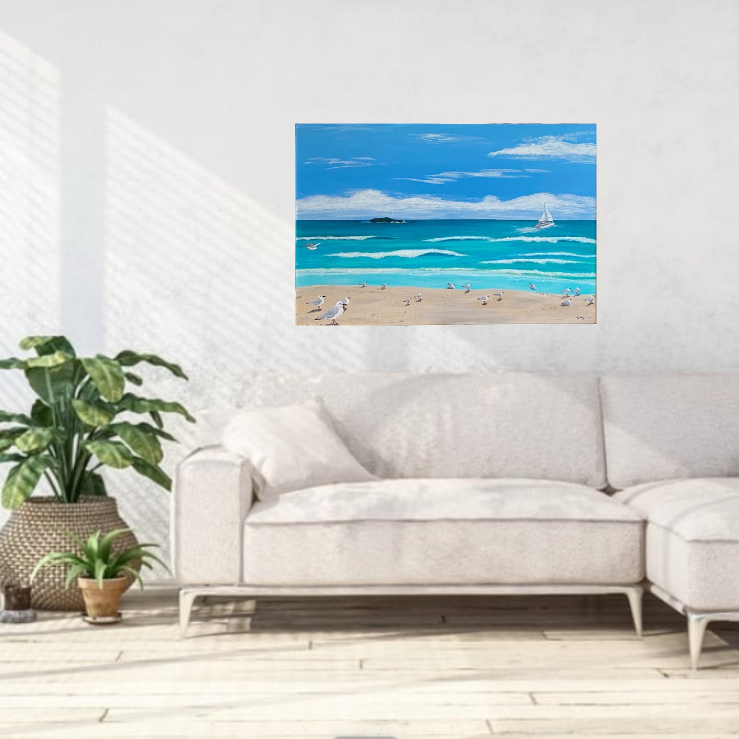 Seagulls on Homebeach (Nth Stradbroke Island)