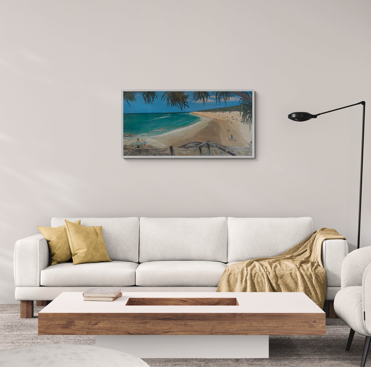 Main Beach Nth Stradbroke Island (Panoramic)