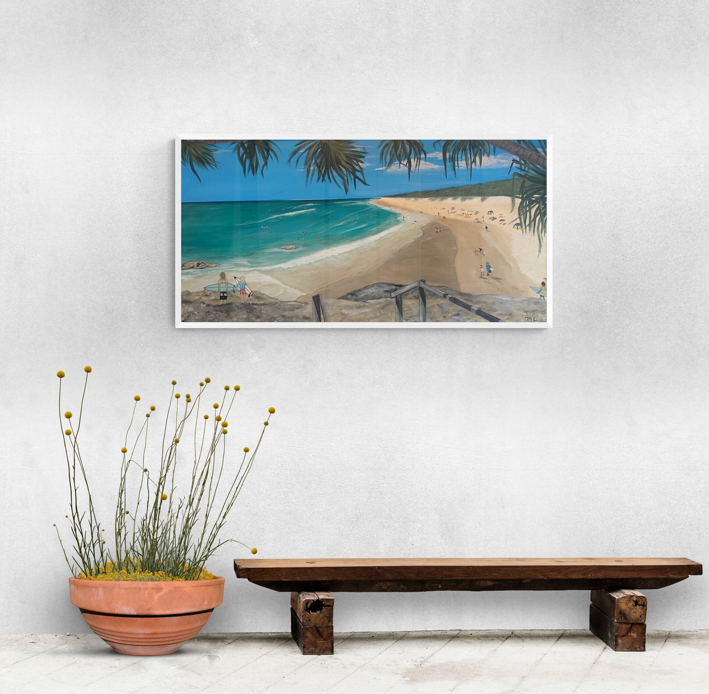 Main Beach Nth Stradbroke Island (Panoramic)