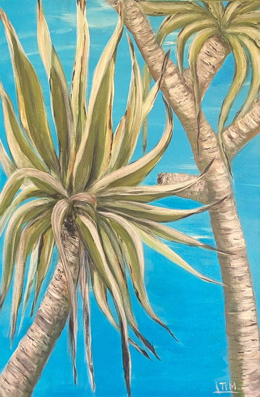 Pandanus in the Blue Sky