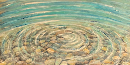 Ripples over Pebbles