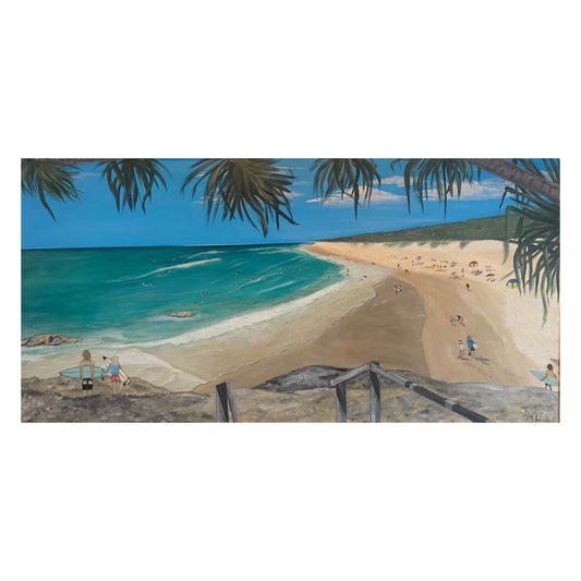 Main Beach Nth Stradbroke Island (Panoramic)