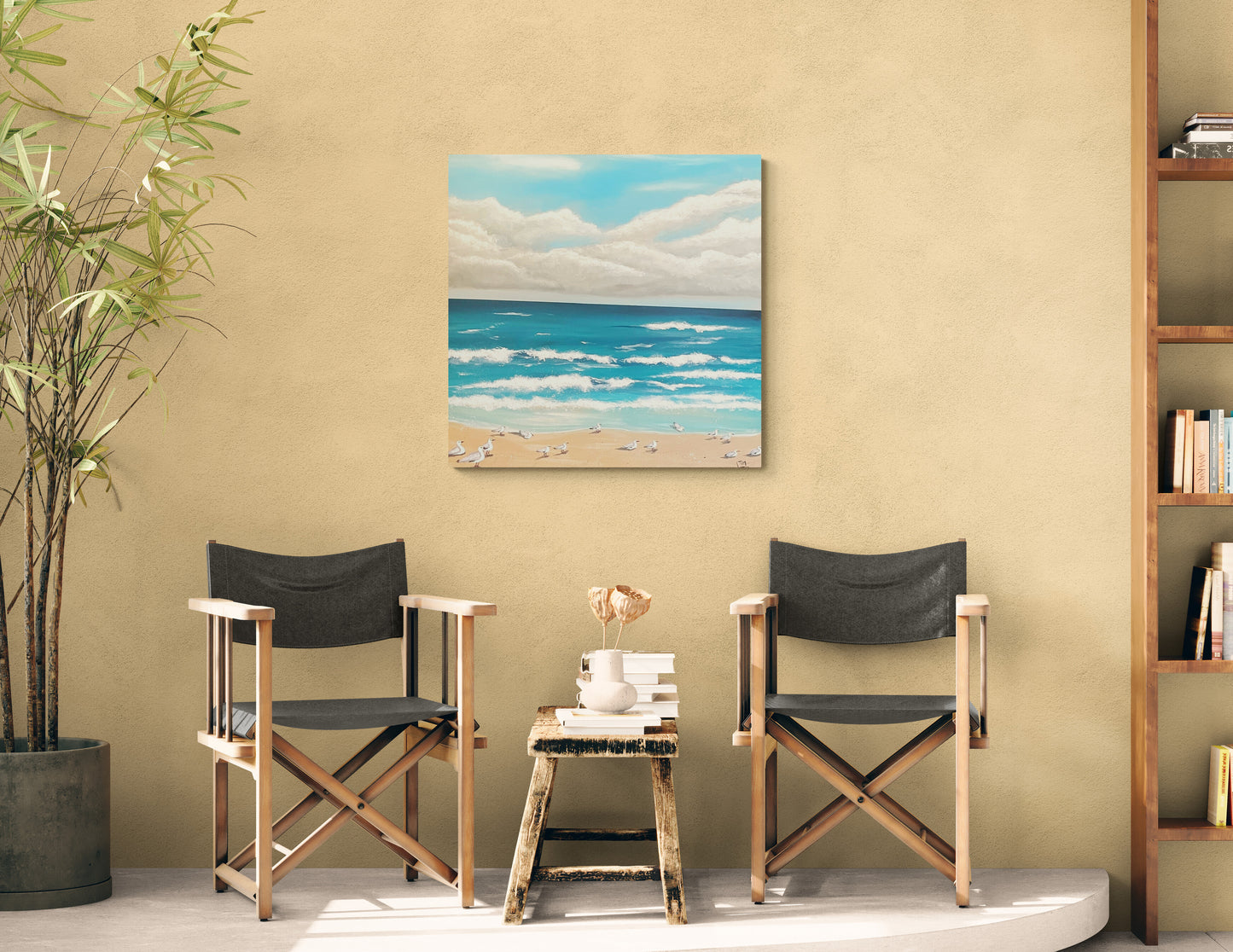 Seagulls on Deadmans Beach - Nth Stradbroke