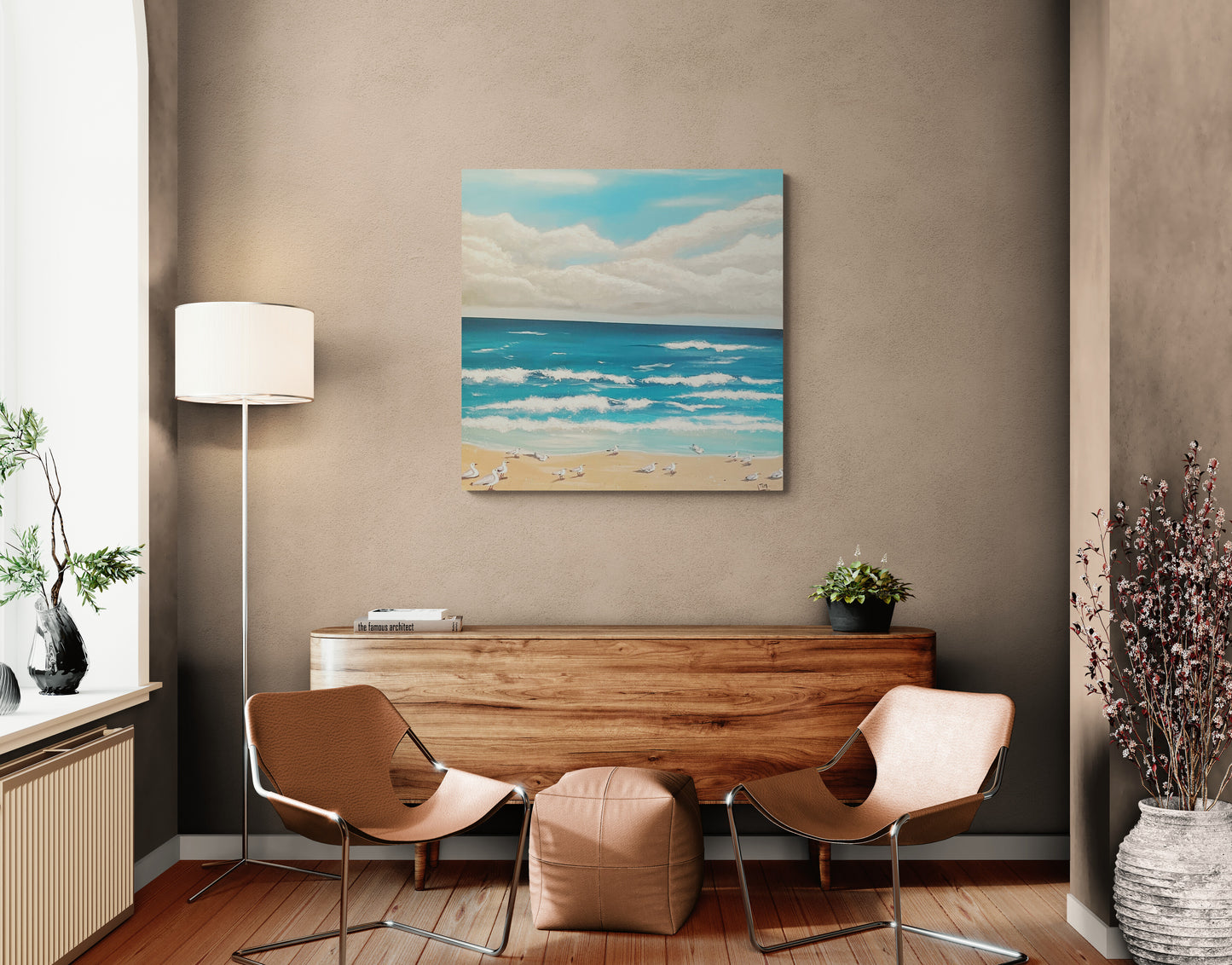 Seagulls on Deadmans Beach - Nth Stradbroke