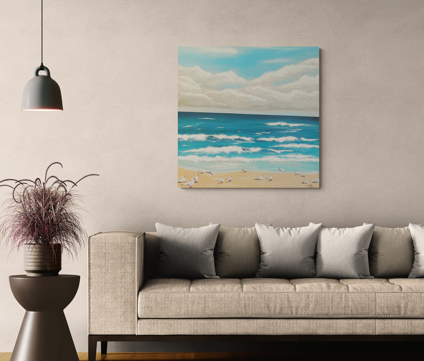 Seagulls on Deadmans Beach - Nth Stradbroke