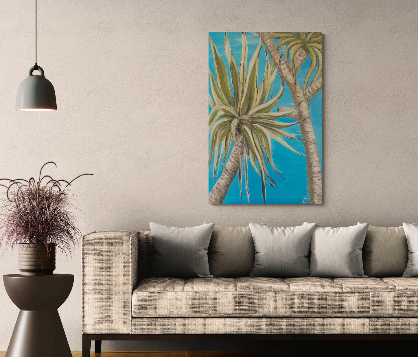 Pandanus in the Blue Sky