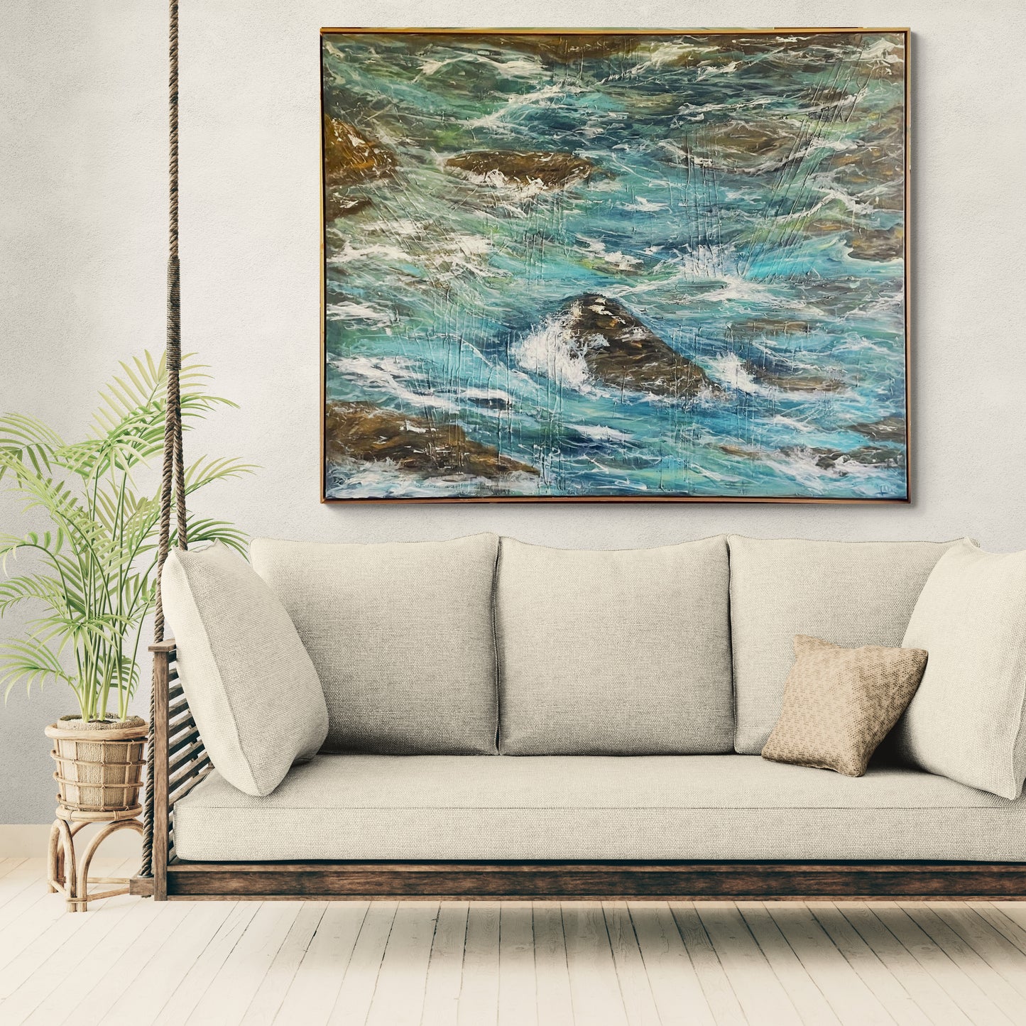 Coastal Wind Water and Rocks